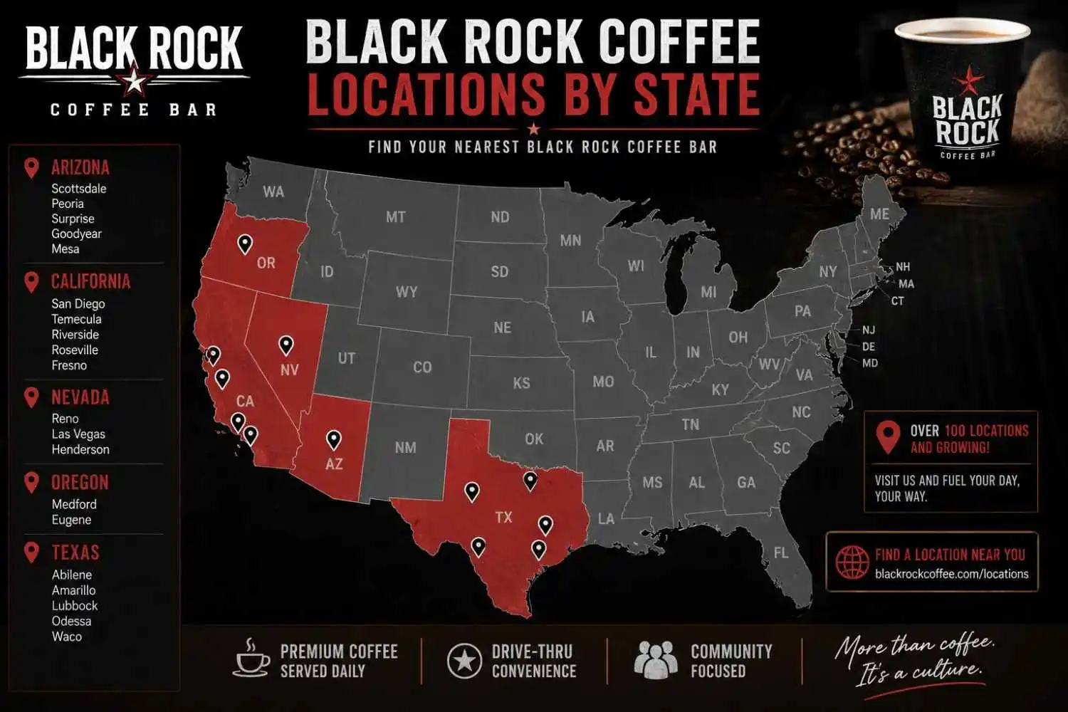 Black Rock Coffee Locations Near Me