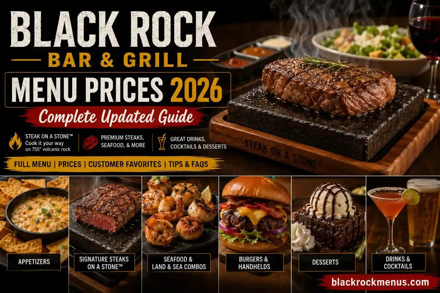 Black Rock Bar and Grill Menu