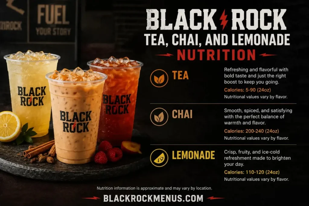 Black Rock Coffee Nutrition