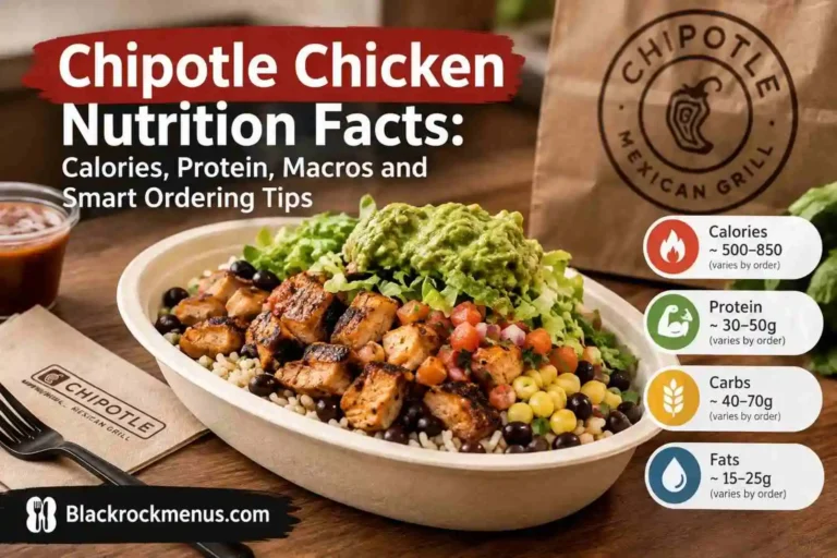 Chipotle chicken nutrition facts